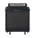 Ampeg Portaflex PF800 Head and PF115HE Cab Bass Amp Stack Front View